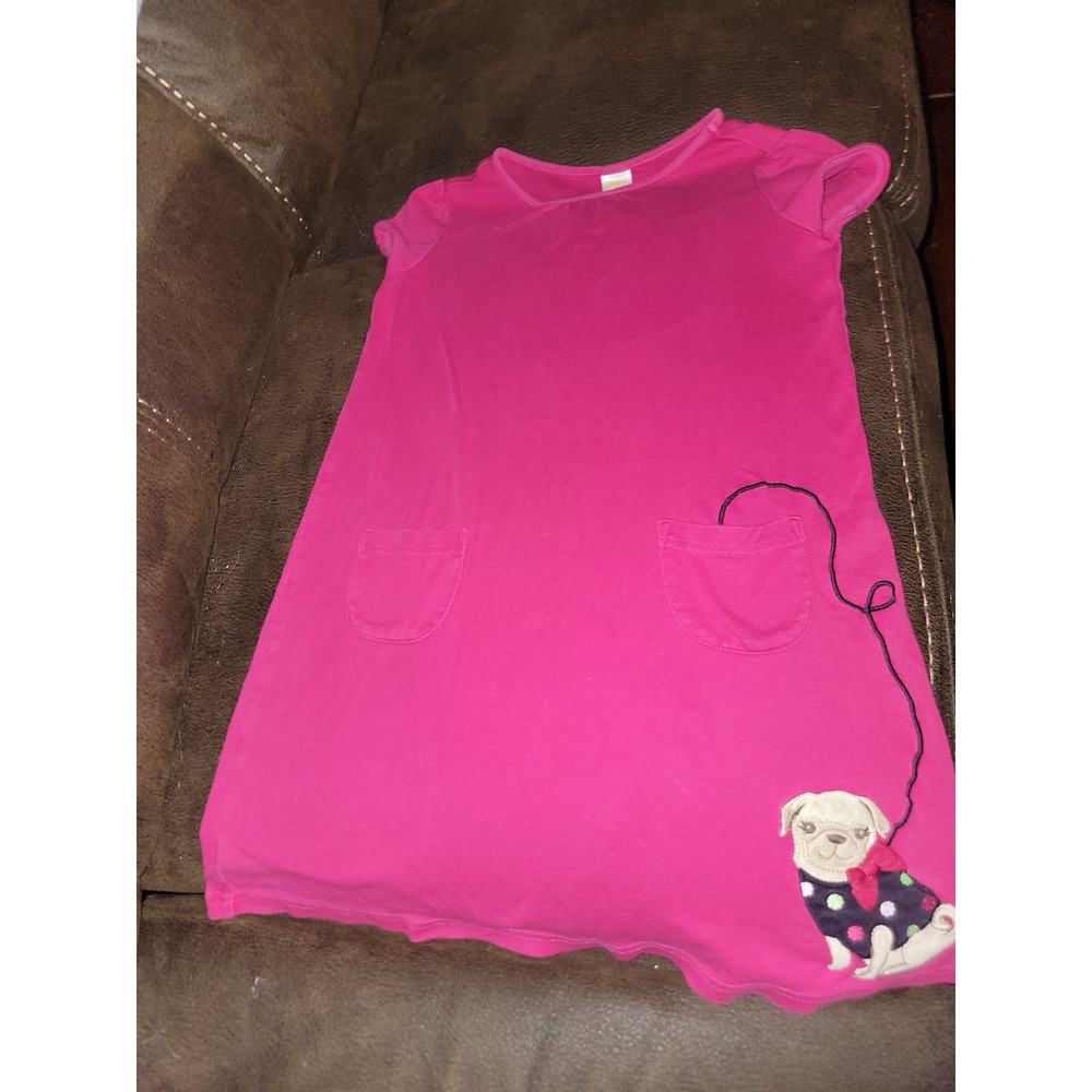 Gymboree pups and kisses pug dog dress size 8
